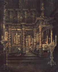 In the Assumption of the Blessed Virgin Cathedral in Rostov