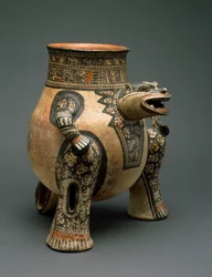 Jaguar Vessel, Northwestern Costa Rica, Late Period VI, 1200-1400