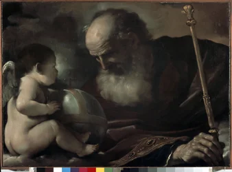 The Almighty Father with an Angel