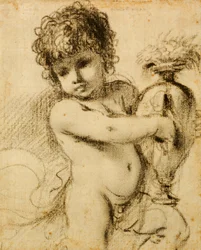 A Putto with a Vase