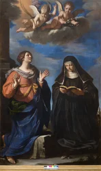 Saint Gertrude and Lucretia