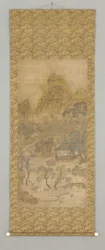 Shanshui (ink and colour on silk)