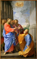 Christ Hands the Keys to Saint Peter