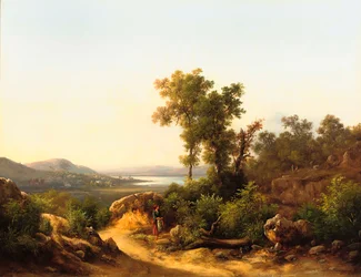 Trasimeno: A View of Lake Trasimeno, Italy
