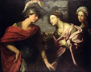 Aeneas takes leave of Dido, c. 1630