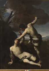 Cain kills Abel