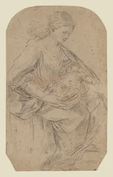 Nativity (front); Turbaned Woman (back)