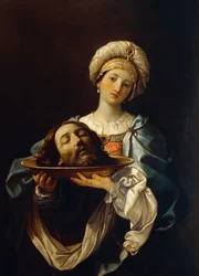 Salome holding the head of John the Baptist