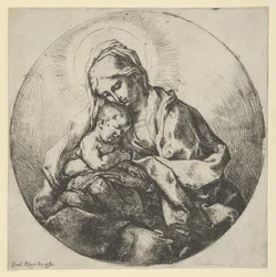 The Virgin Holding the Infant Christ with the Fingers of Her Right Hand Hidden, ca. 1600-1640