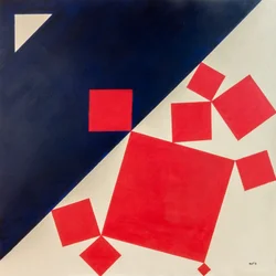 Suprematist Bacchus and Ariadne after Titian