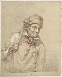 Man with Fur Hat