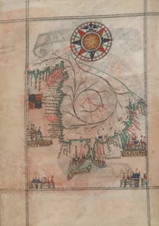 Gulf of Biscay in the Atlas of Guillaume Brouscon (1540-1560)