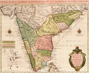 Chart of the Indian Ocean, c.1722