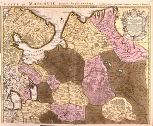 Map of the Great Principality of Moscow