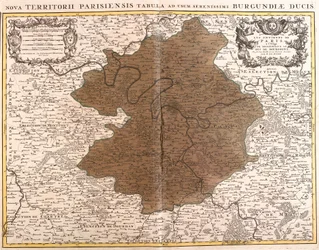 Map of the Ile de France