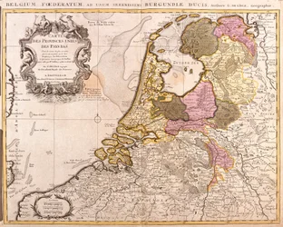 Map of the United Provinces of the Netherlands