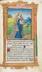 Printed Book of Hours Use of Rome: fol. 109r, Mary Magdalene, 1510