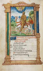 Printed Book of Hours Use of Rome: fol. 6v, May calendar illustration