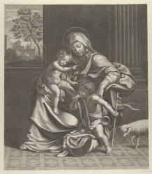 The Virgin Seated with the Infant Christ on Her Lap