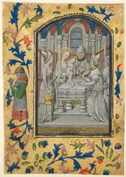 Leaf from a Book of Hours: The Visitation