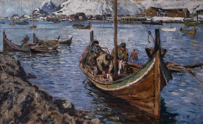 Fishing boats, Lofoten