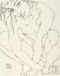 Female Nude, Reading Thoughts
