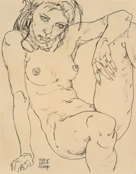 Seated Nude, Cool Night