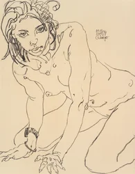 Female Nude, Rainbow
