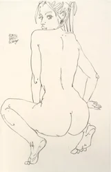 Female Nude, Vast Sea