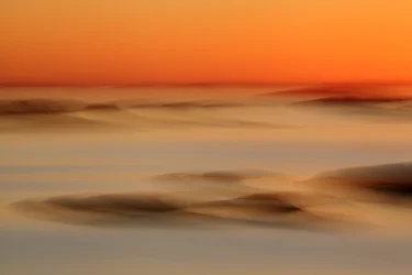 Orange Desert Abstract