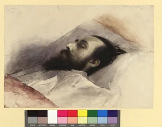 Julius Lott (1836-1883) on His Deathbed