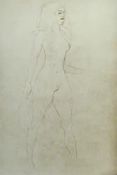 Standing Nude (verso)