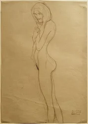 Study for the Left Gorgon in the Beethoven Frieze