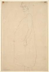 Study of a Dressed Pregnant Woman, c.1915-16