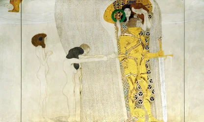 The Beethoven Frieze (Detail): Knight in Shining Armor, 1902