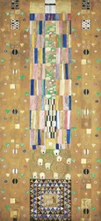 The Stoclet Frieze, (Detail): The Knight, 1905-1909