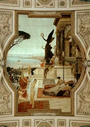 Vienna Burgtheatre (Court Theatre), Staircase (Left): Antique Theatre in Taormina