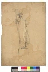Female Figure on a Pedestal