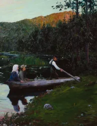 A Sunday Evening by the Lake