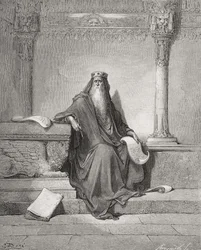 Solomon, illustration from Dore