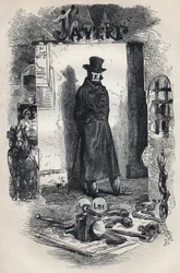 Javert, Illustration of Novel 