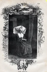 Portrait of Sister Simplice - Illustration by Gustave Brion for 