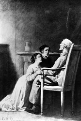 The Death of Jean Valjean, illustration from 