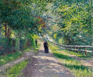 Avenue of the Villa des Fleurs in Trouville
