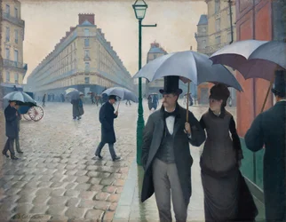 Paris Street, Rainy Day, 1877
