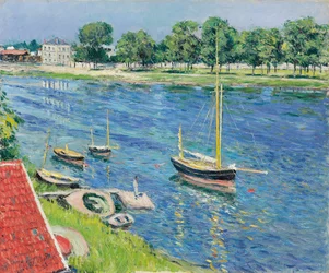 The Seine at Argenteuil, Boats at Anchor, 1883