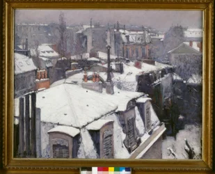 View of Roofs (Snow Effect), also called Roofs Under the Snow