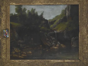 Cascade In A Rocky Landscape