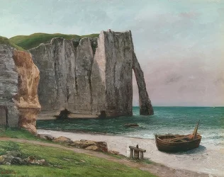 The Cliffs of Étretat. Around 1869