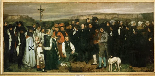Funeral at Ornans, France